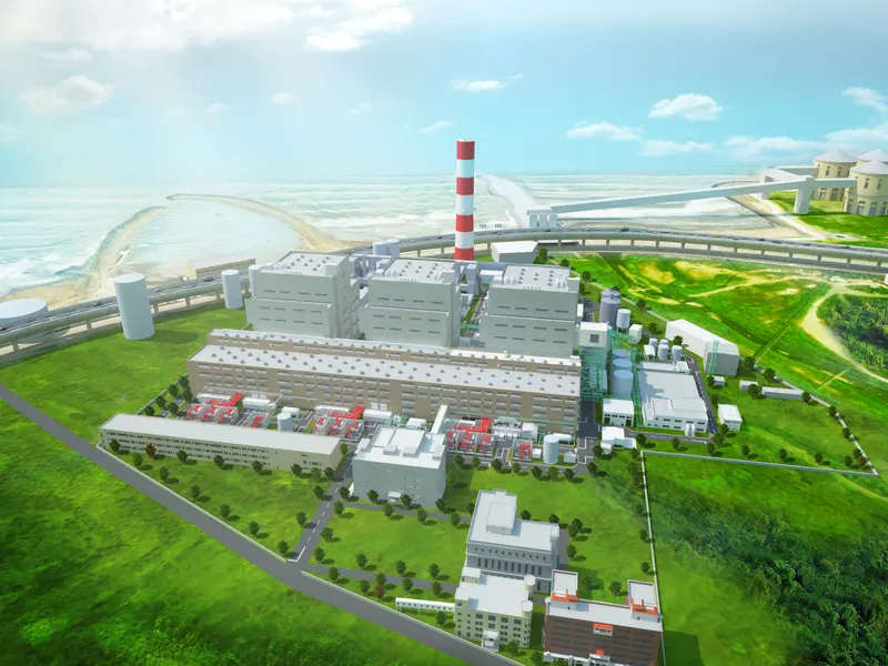 火力發電廠模擬 景觀模擬