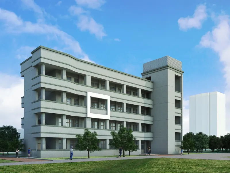 教學大樓外觀模擬 建築設計