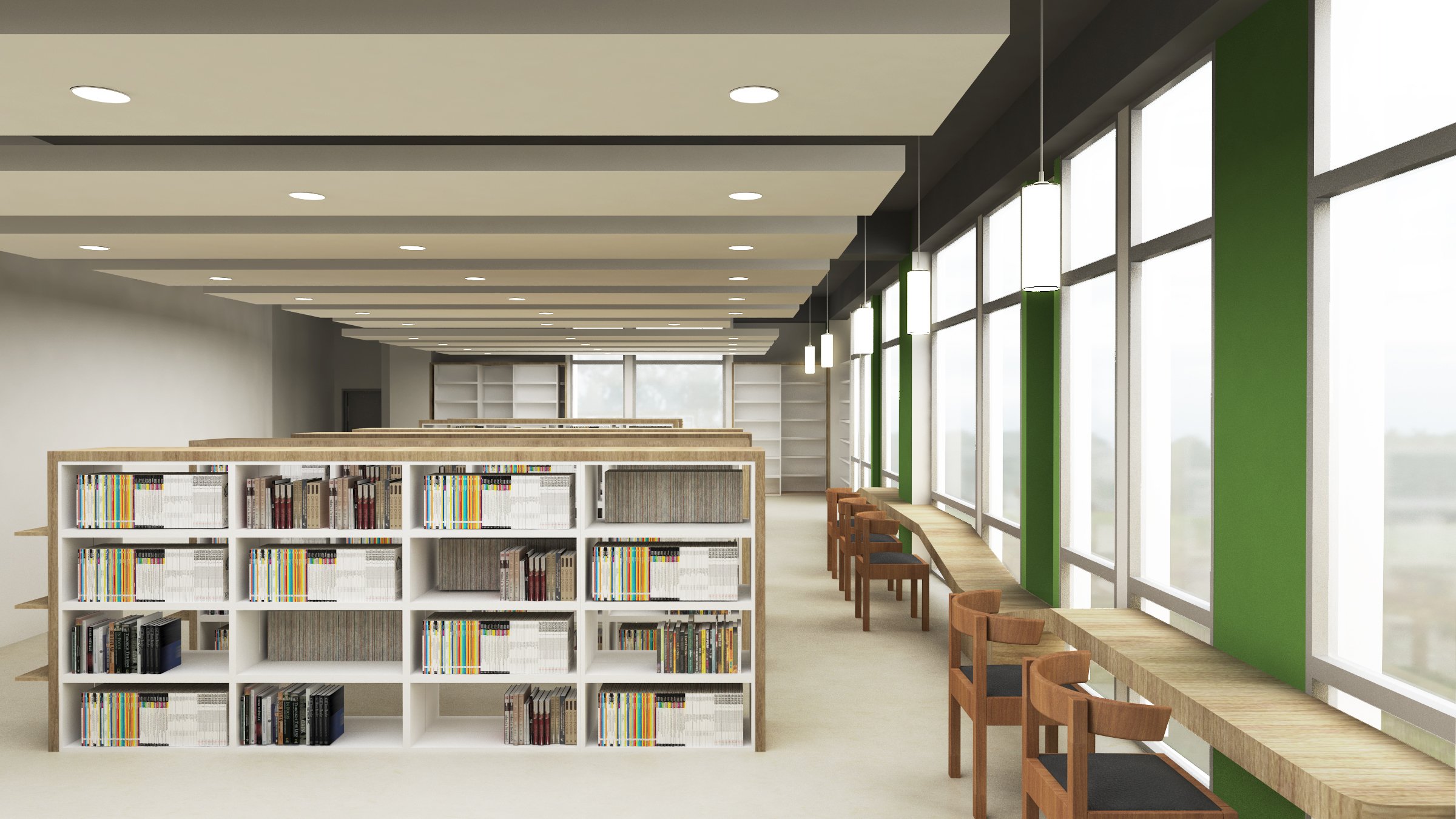 圖書館建築模擬 2