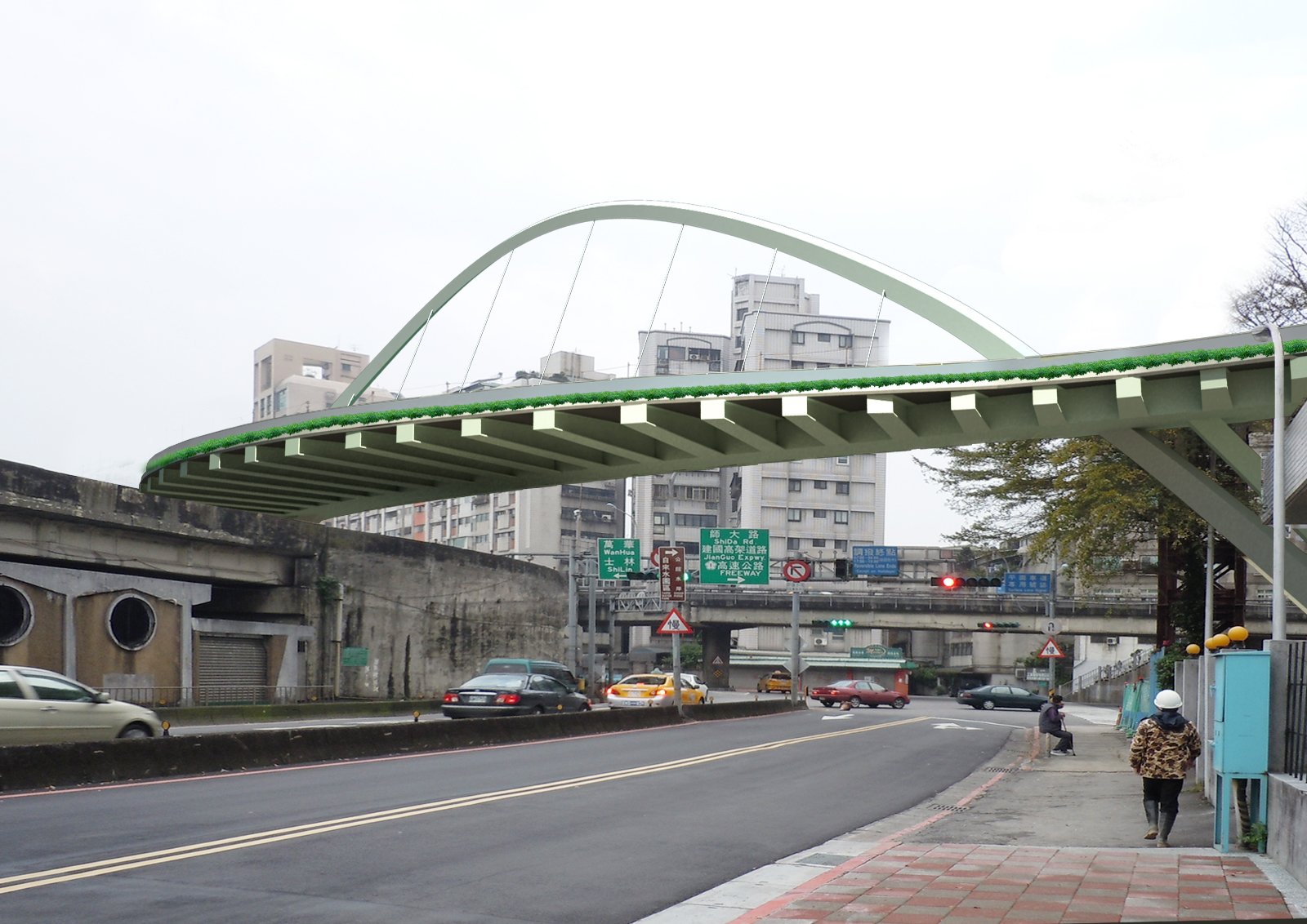 客家園區跨堤平台 2