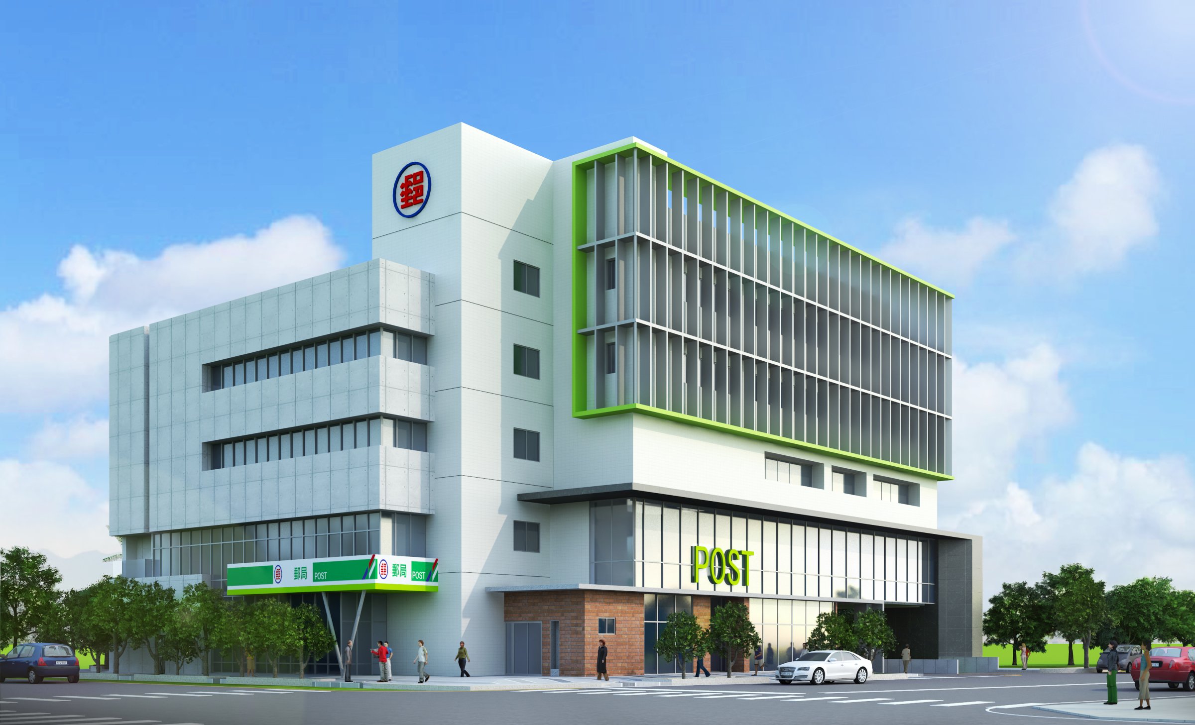 郵政大樓設計模擬 建築設計